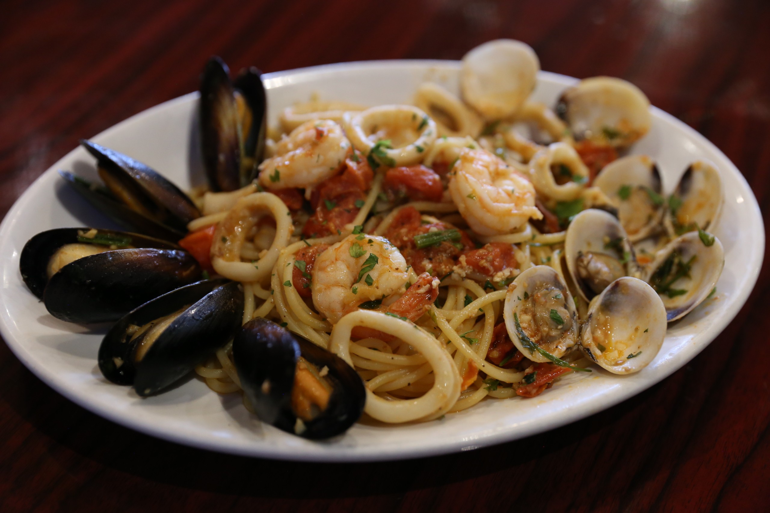 Seafood Spaghetti - Express Lunch