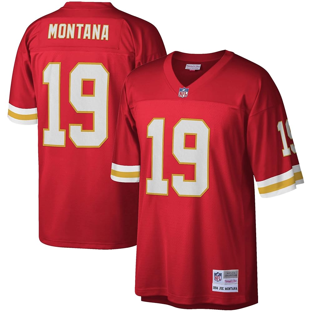 Kansas City Chiefs 1994 Joe Montana #19 Red Mitchell and Ness Jersey
