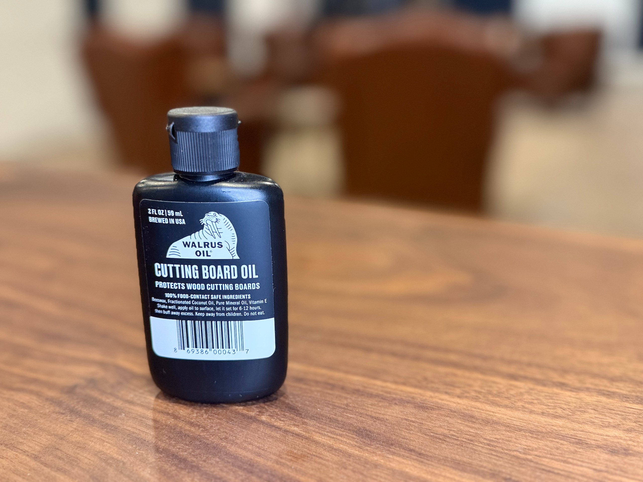 Walrus Cutting Board Oil, 2 oz.