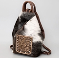 AD Hand Tooled Leather Backpack