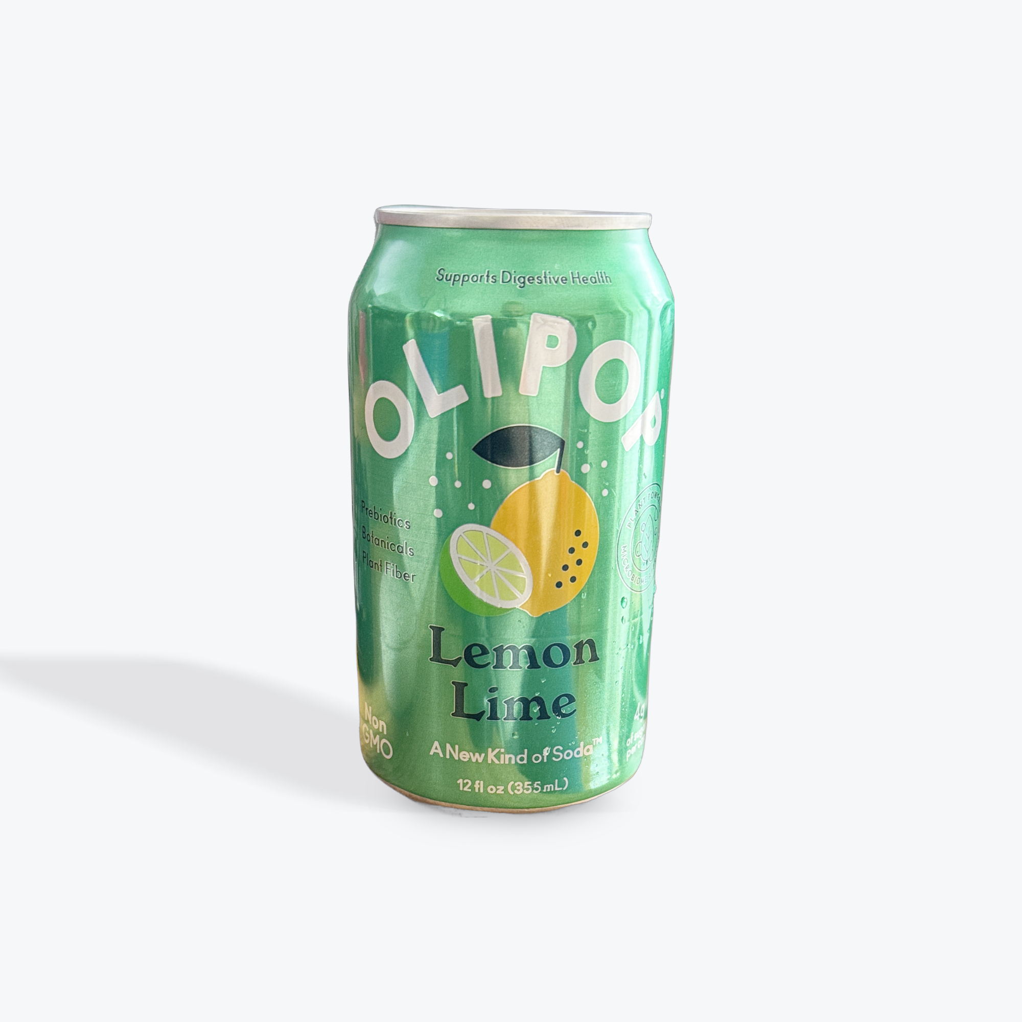 Olipop Lemon Lime Prebiotic Soda