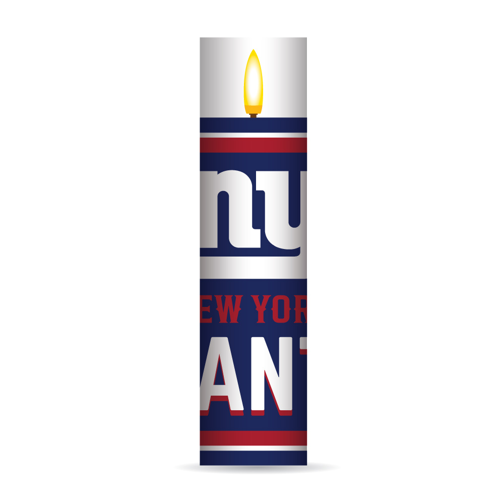 New York Giants Electronic Candle