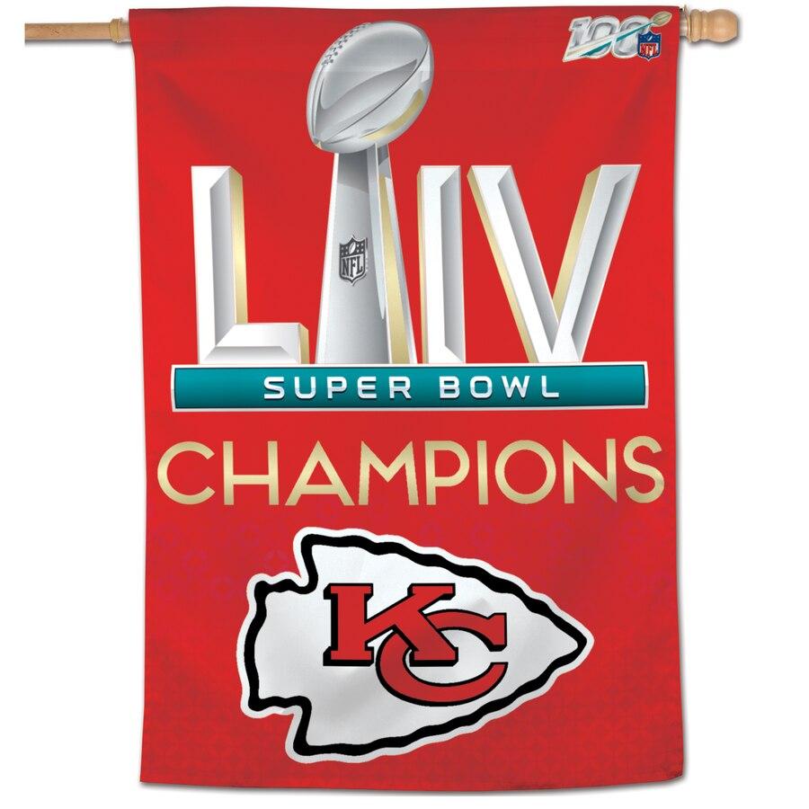 Kansas City Chiefs Super Bowl LIV Vertical Banner
