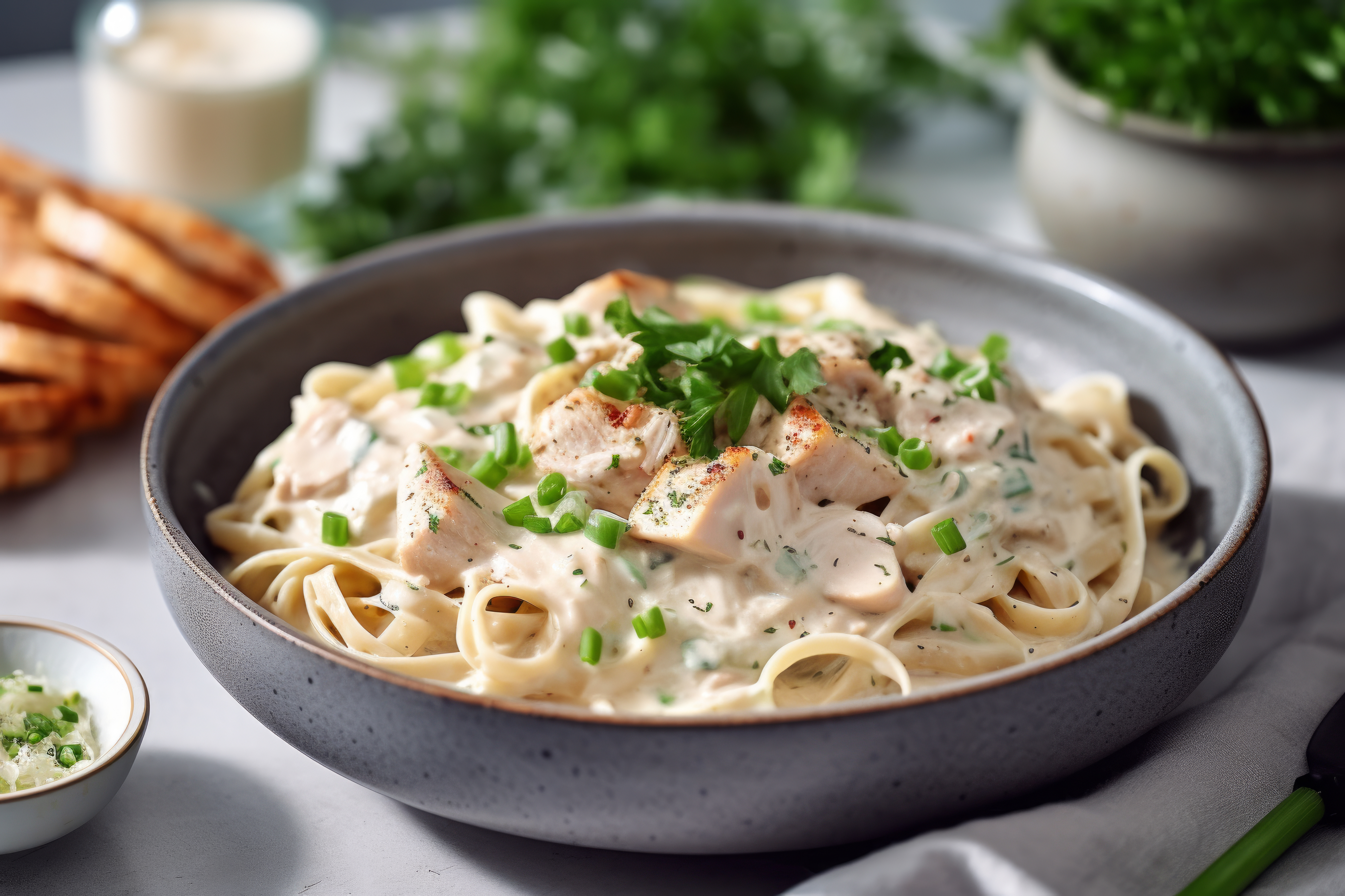 CREAMY SEAFOOD PASTA