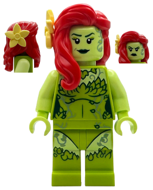 sh1086 Poison Ivy - Lime Outfit, Yellowish Green Arms, Flower