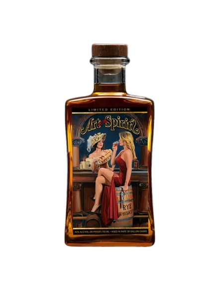 Art Of The Spirits Easy Elegance Straight Rye Whiskey Cask Strength Single Barrel