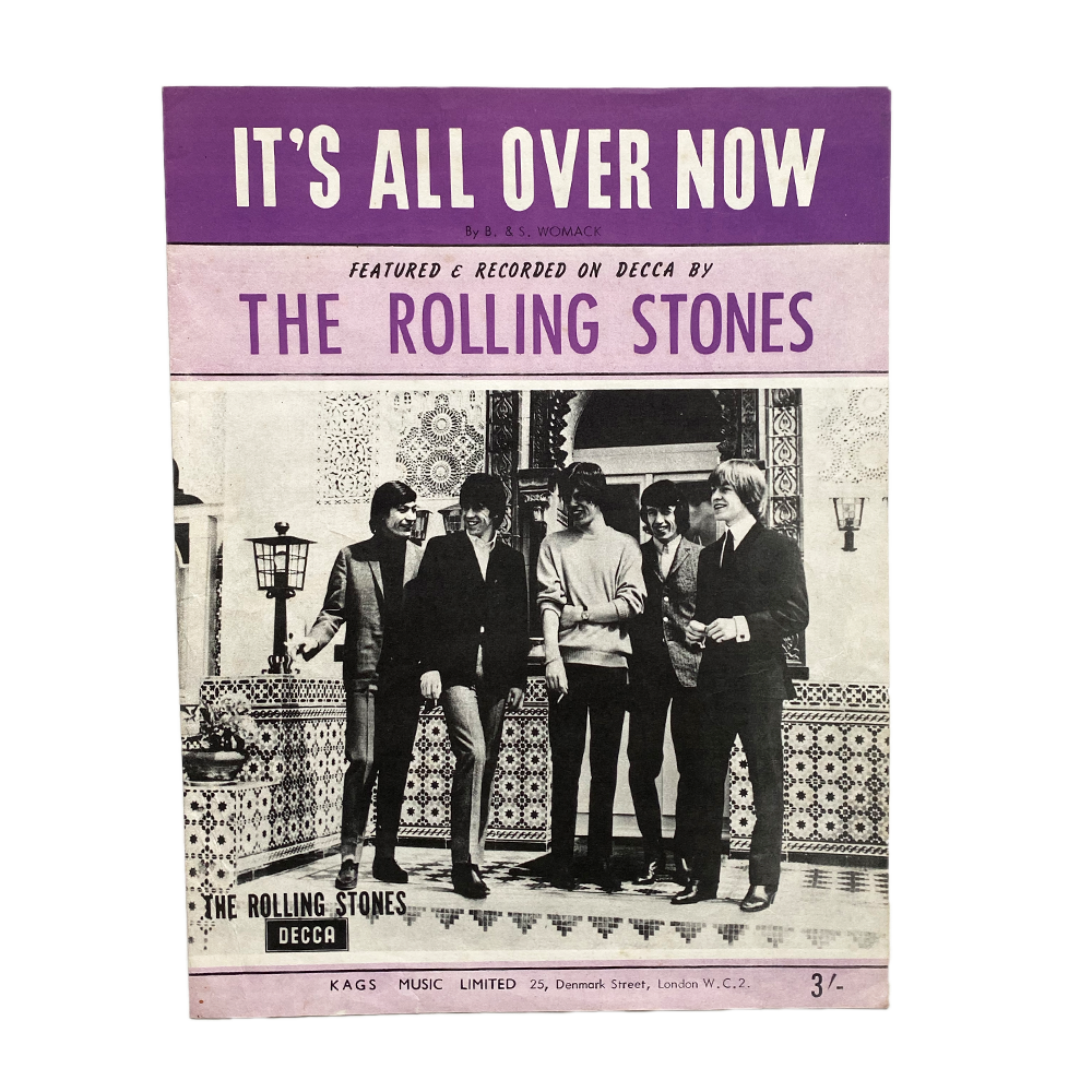Rolling Stones, The -- It's All Over Now [Sheet Music]
