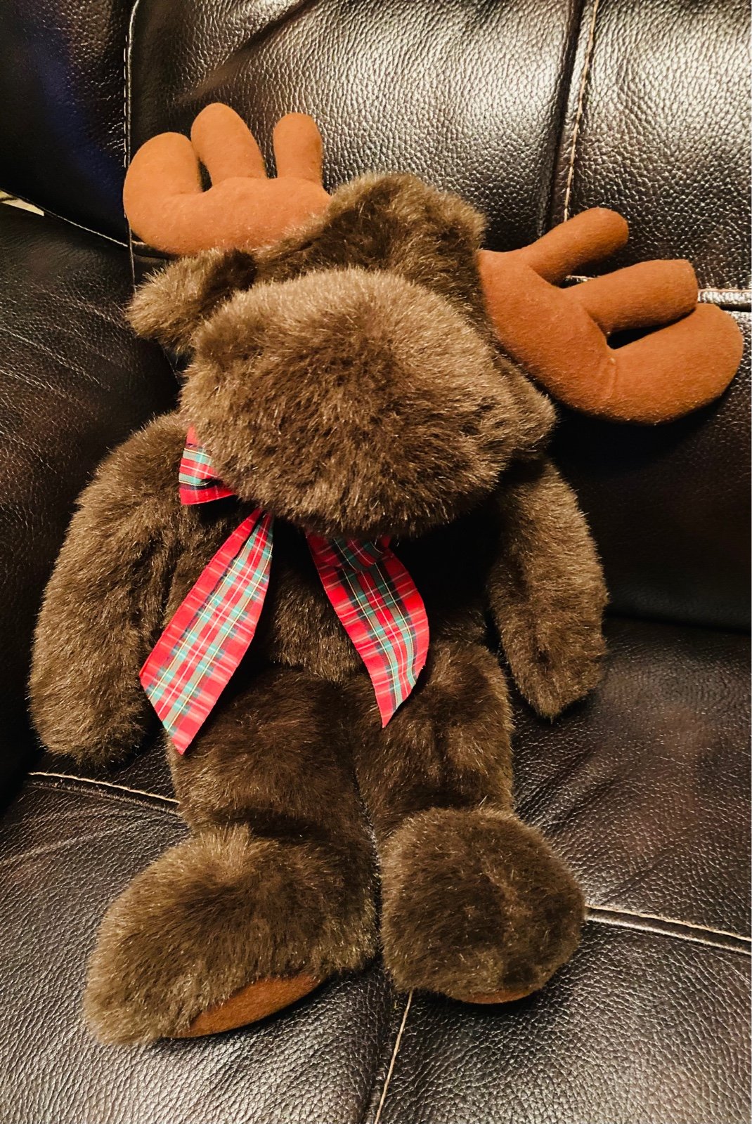 Moose plush- brown