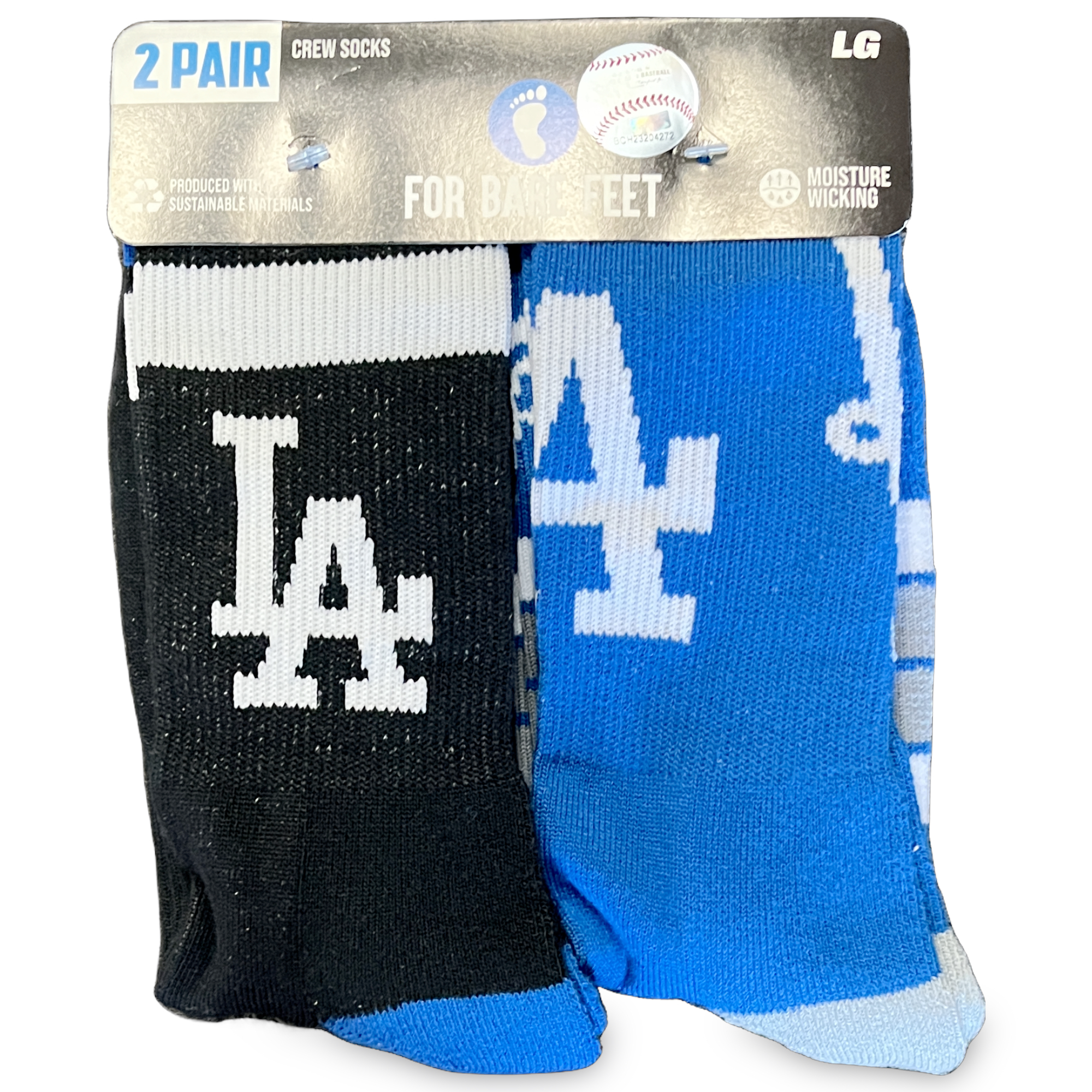Los Angeles Dodgers Combo Long Socks 2 Pack
