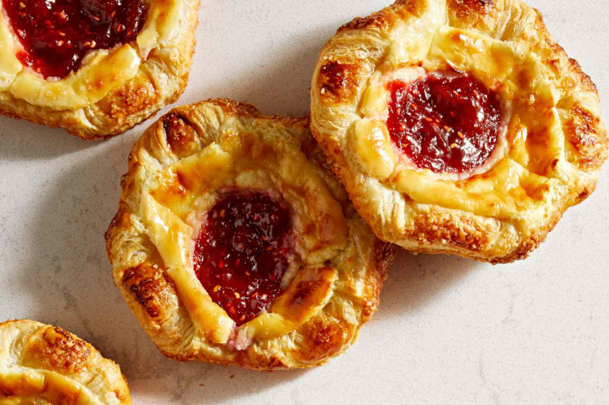 Raspberry Cream Danish