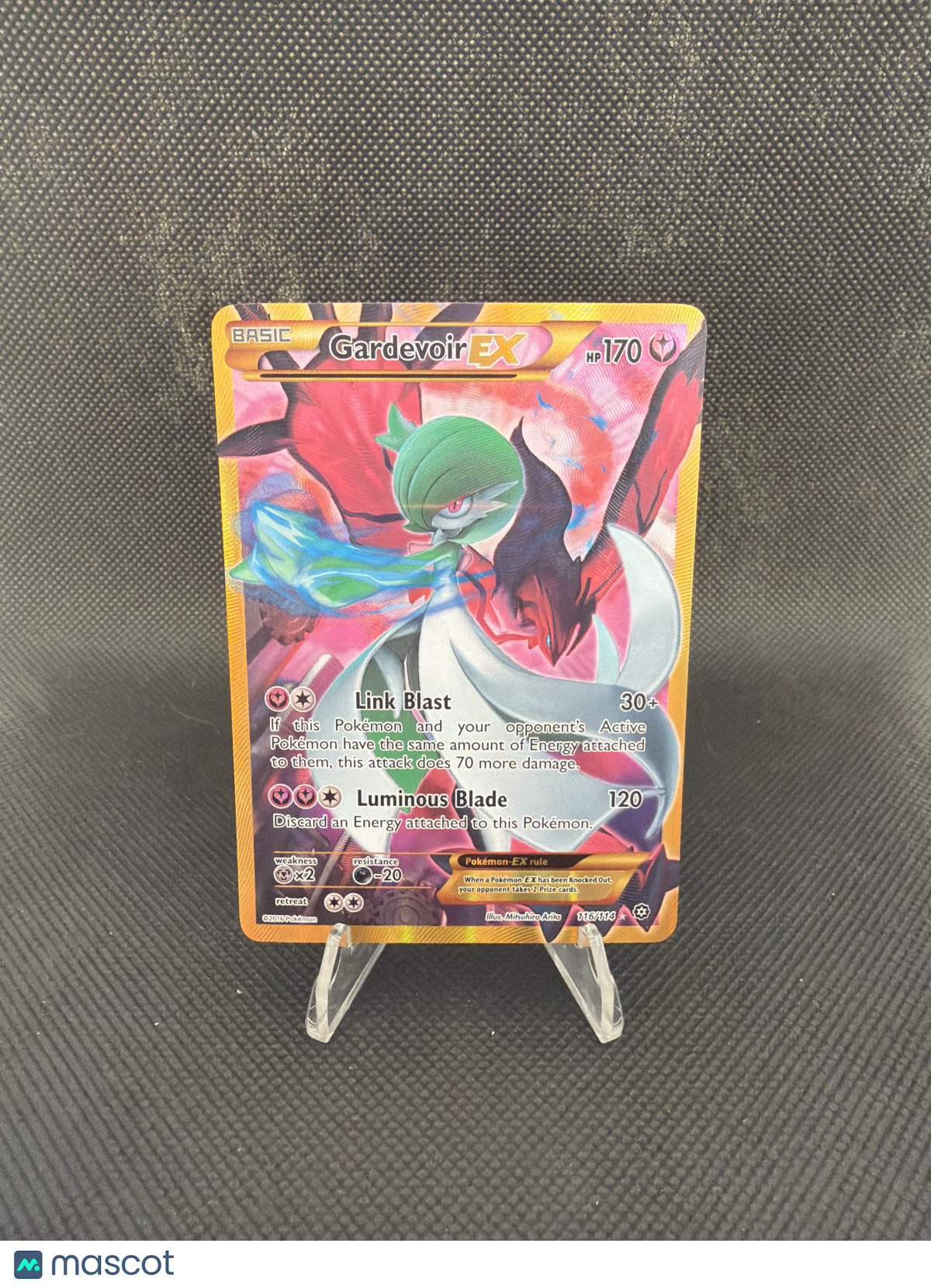 2016 Steam Siege Gardevoir EX FA 116/114