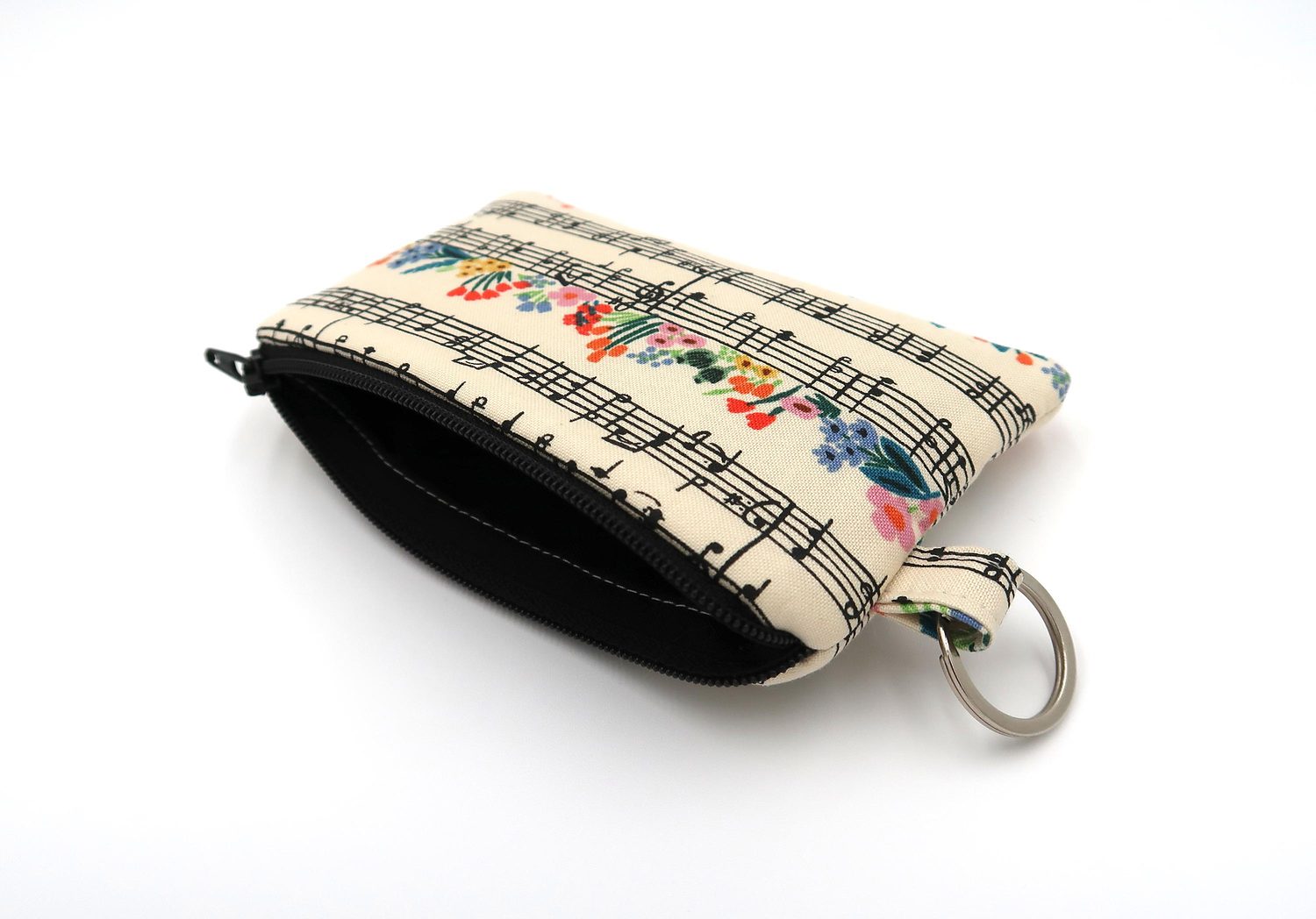 Keychain Pouch – Music Notes, photo 4 of 5