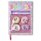 Beautiful Bows Furry Donuts Plush Journal