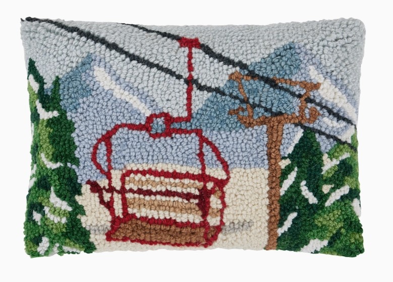 Chairlift Hook Pillow