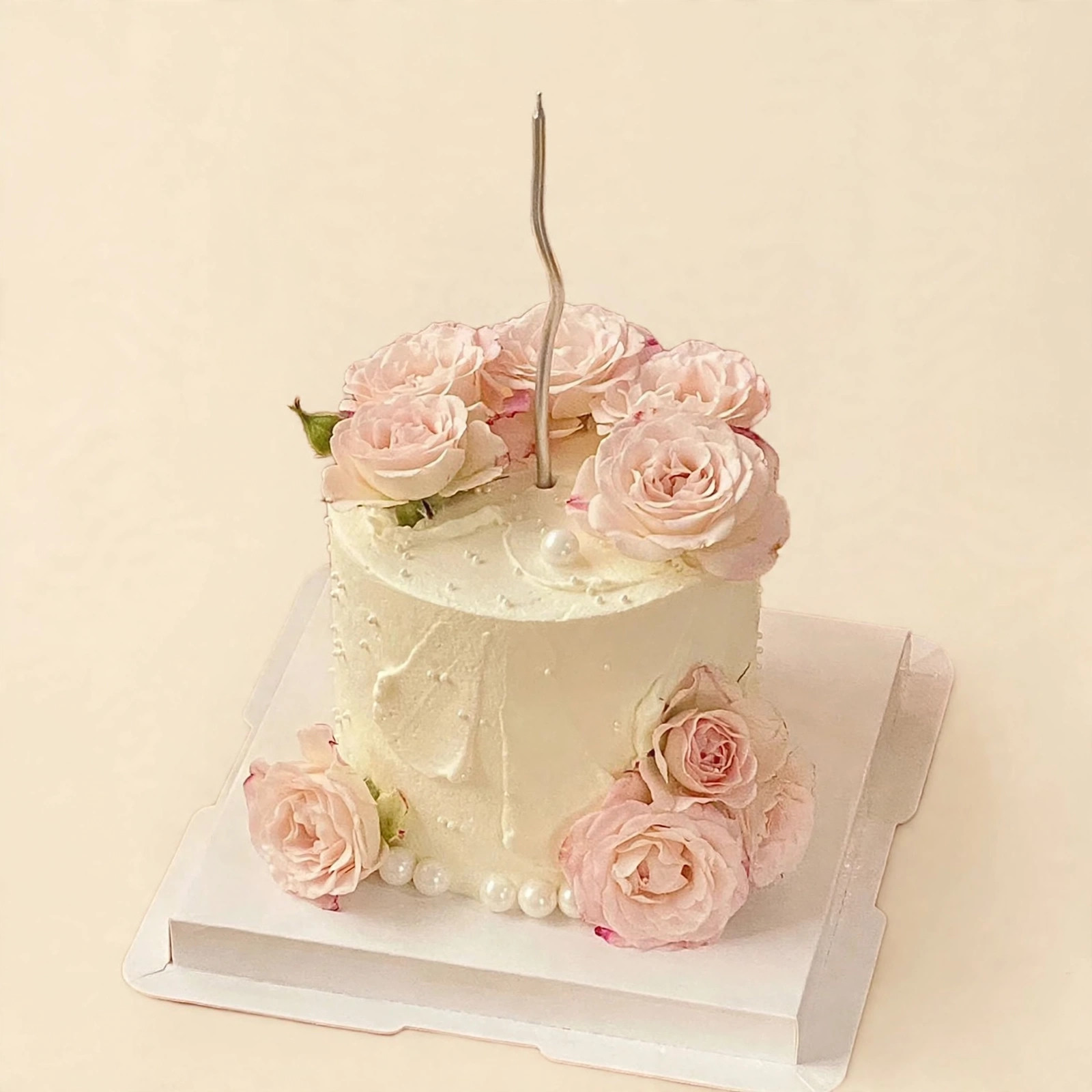 Blush Rose Pearl Cake 定制蛋糕 Bellevue