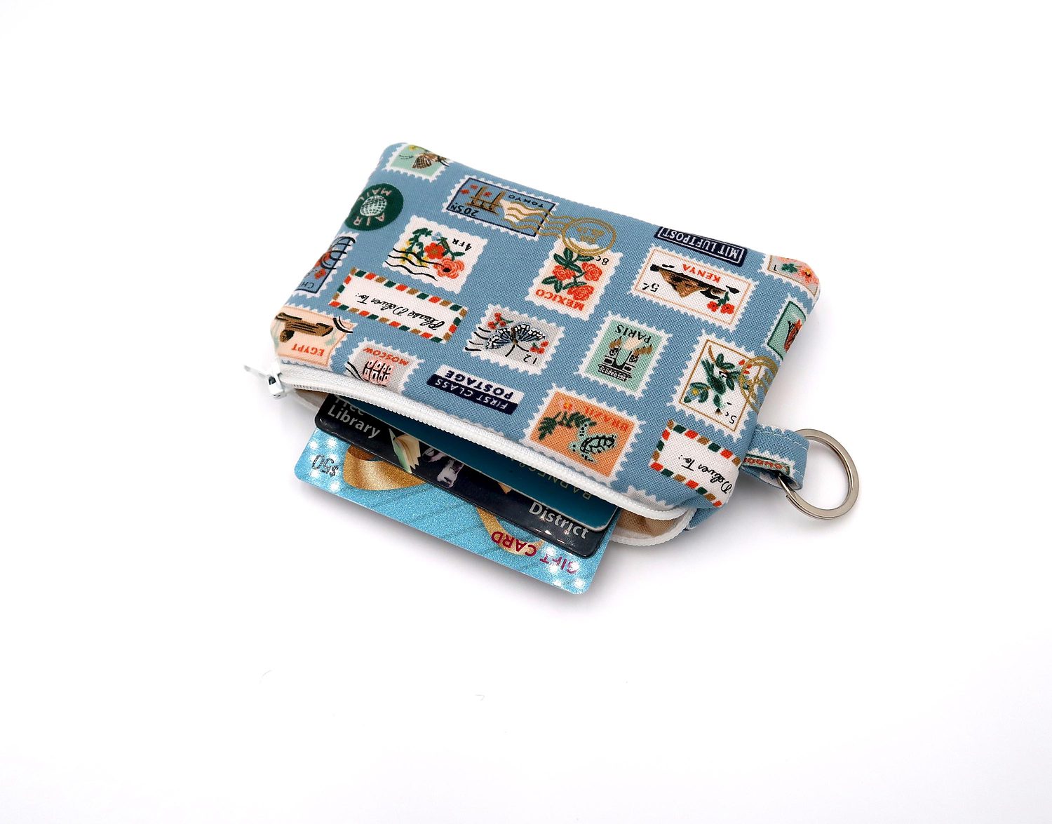 Keychain Pouch – Postage Stamps, photo 7 of 15