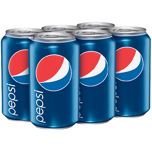 6 PACK 355ml PEPSI CANS
