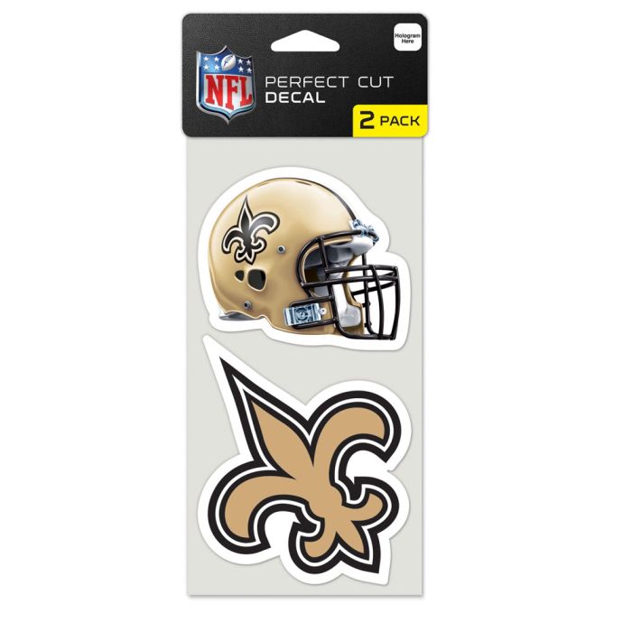 New Orleans Saints Perfect Cut Decals 2 pack
