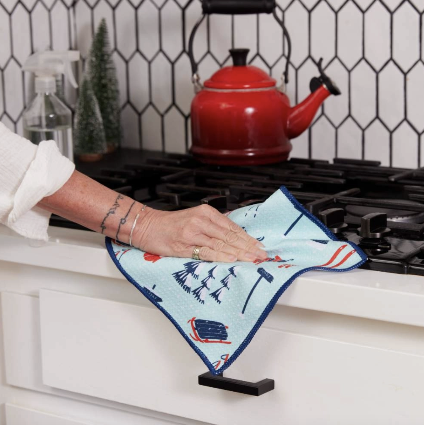 Ski Vacation Microfiber Dishcloths: Set of 3