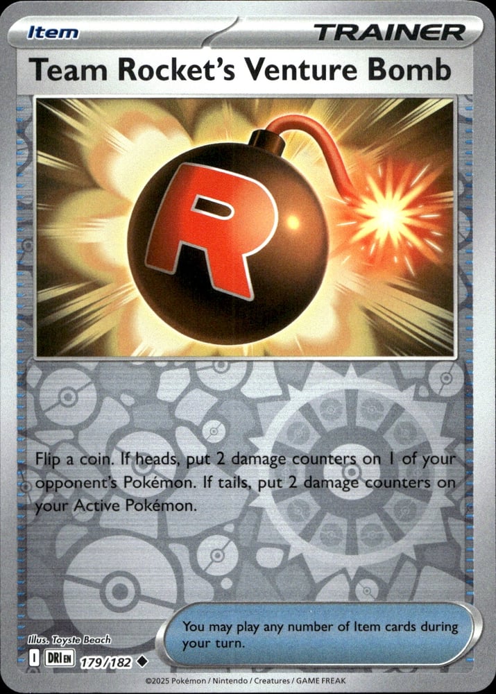 Team Rocket's Venture Bomb - SV10 179/182
