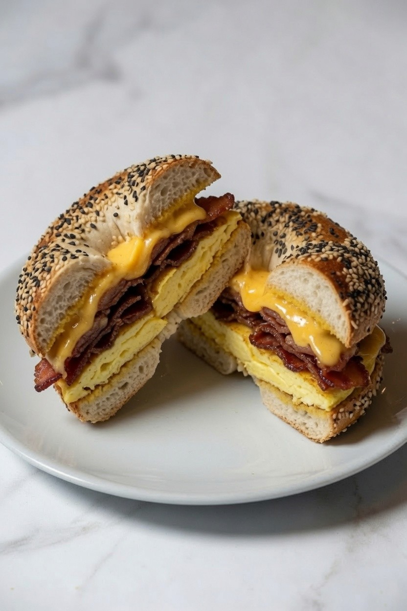 Bagel Sandwich - Meat, Egg & Cheese