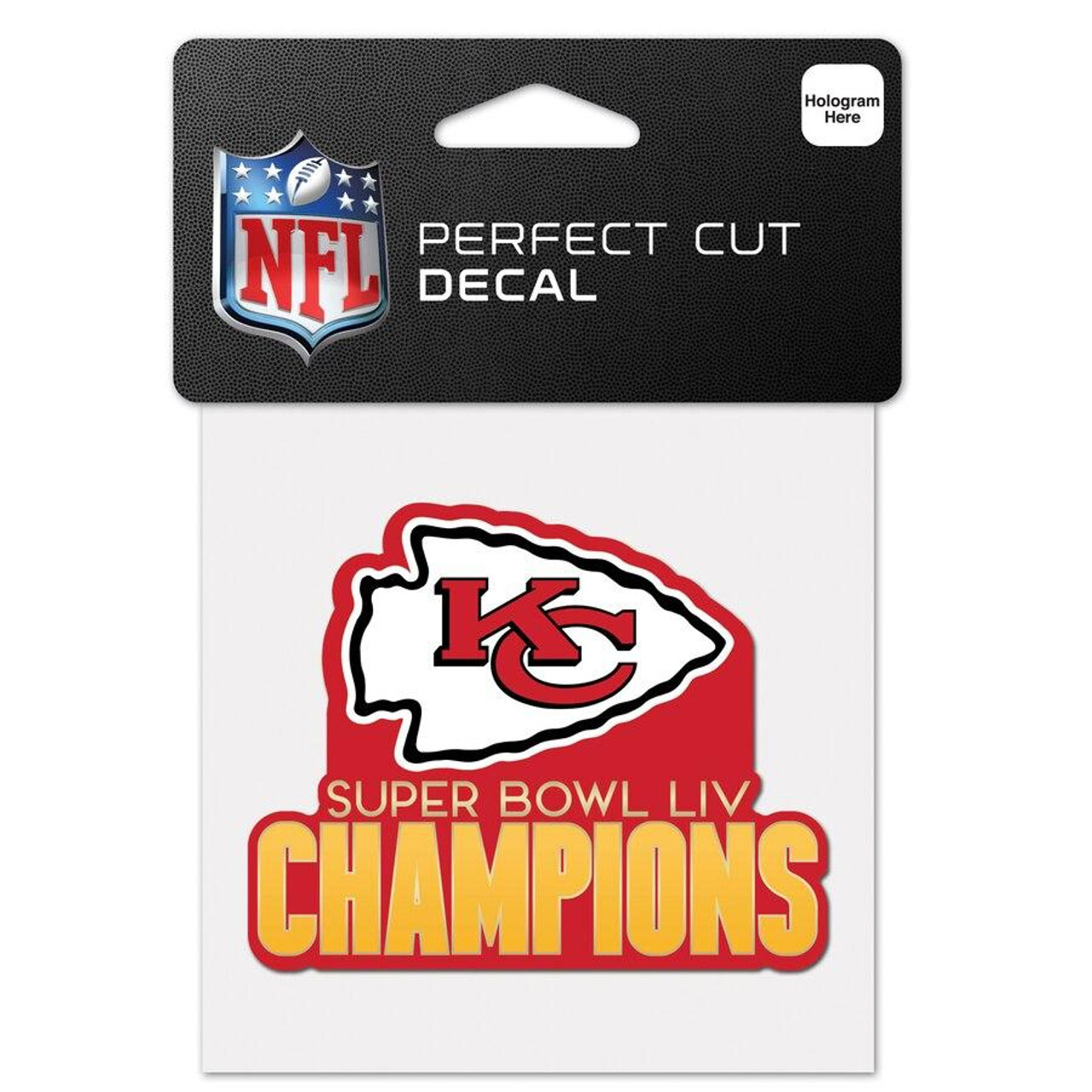 Kansas City Chiefs Super Bowl Champions LIV Decal