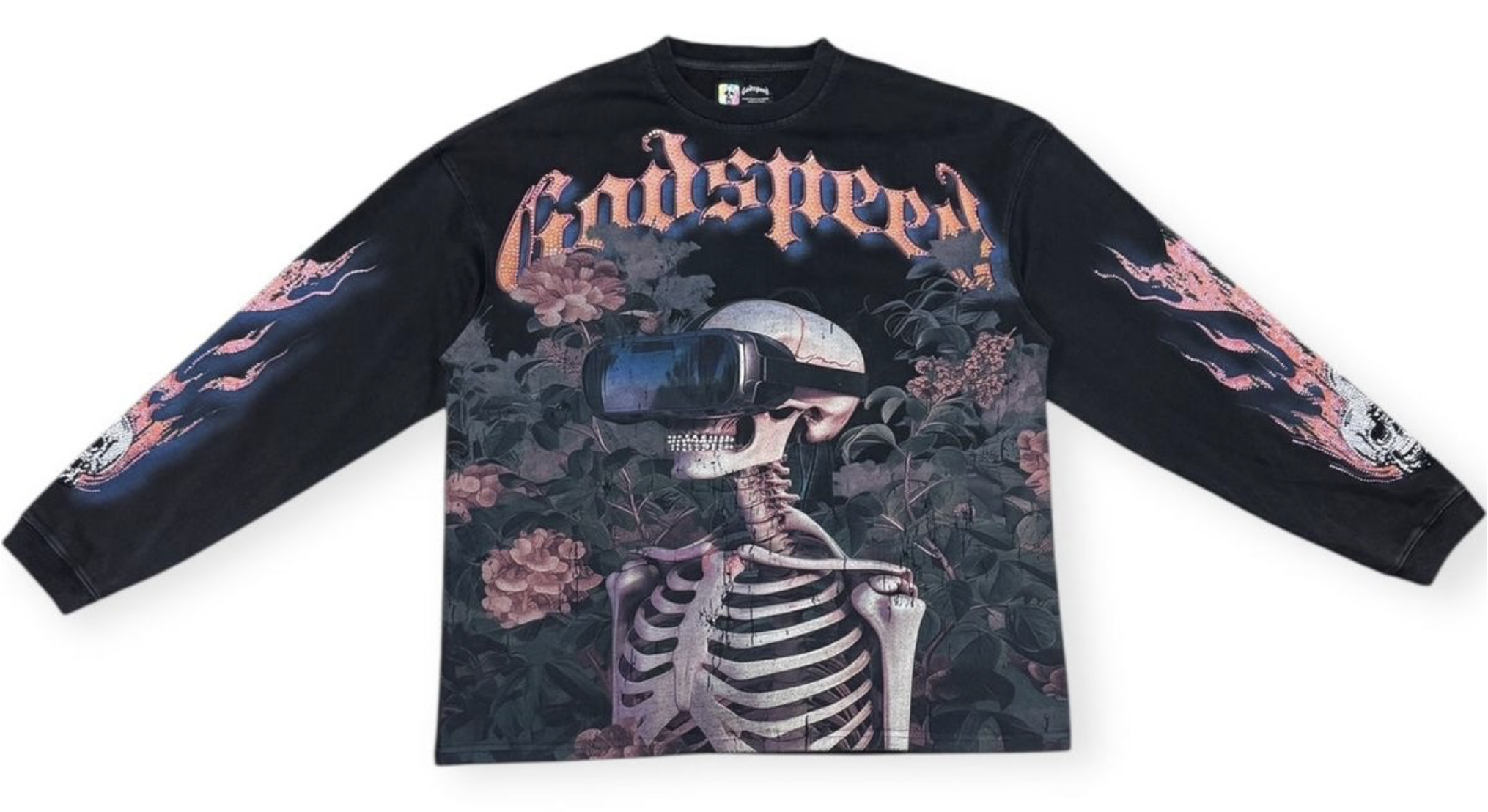 GODSPEED Vision Flowers VVS LS (Black Wash)