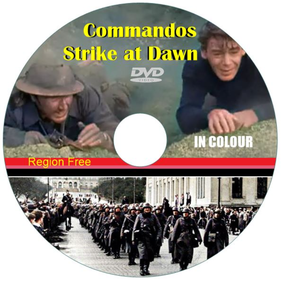 Commandos Strike at Dawn in Color DVD