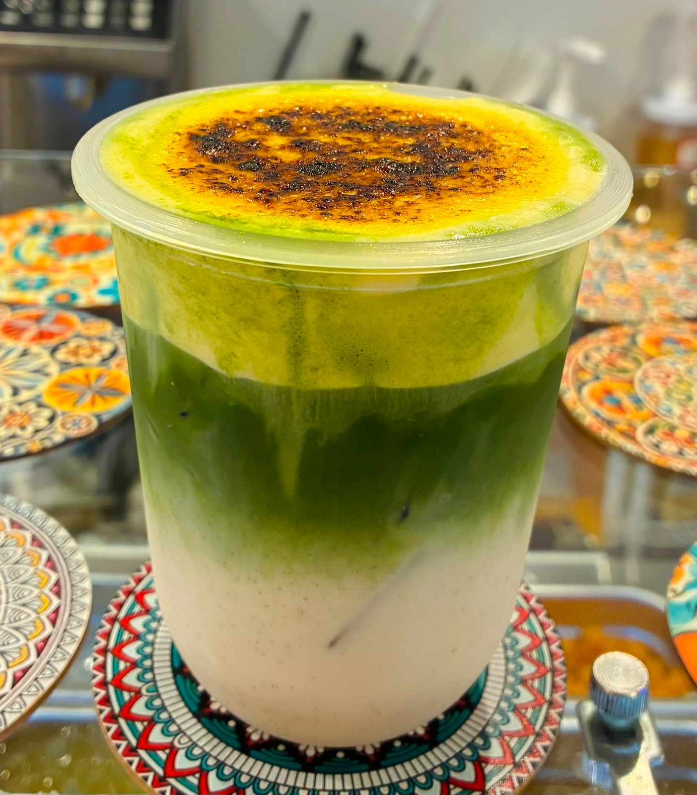 Matcha Latte Crème Brûlée