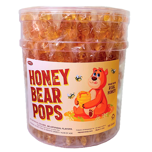 Espeez Baby Bear Honey Lollipop 115 ct