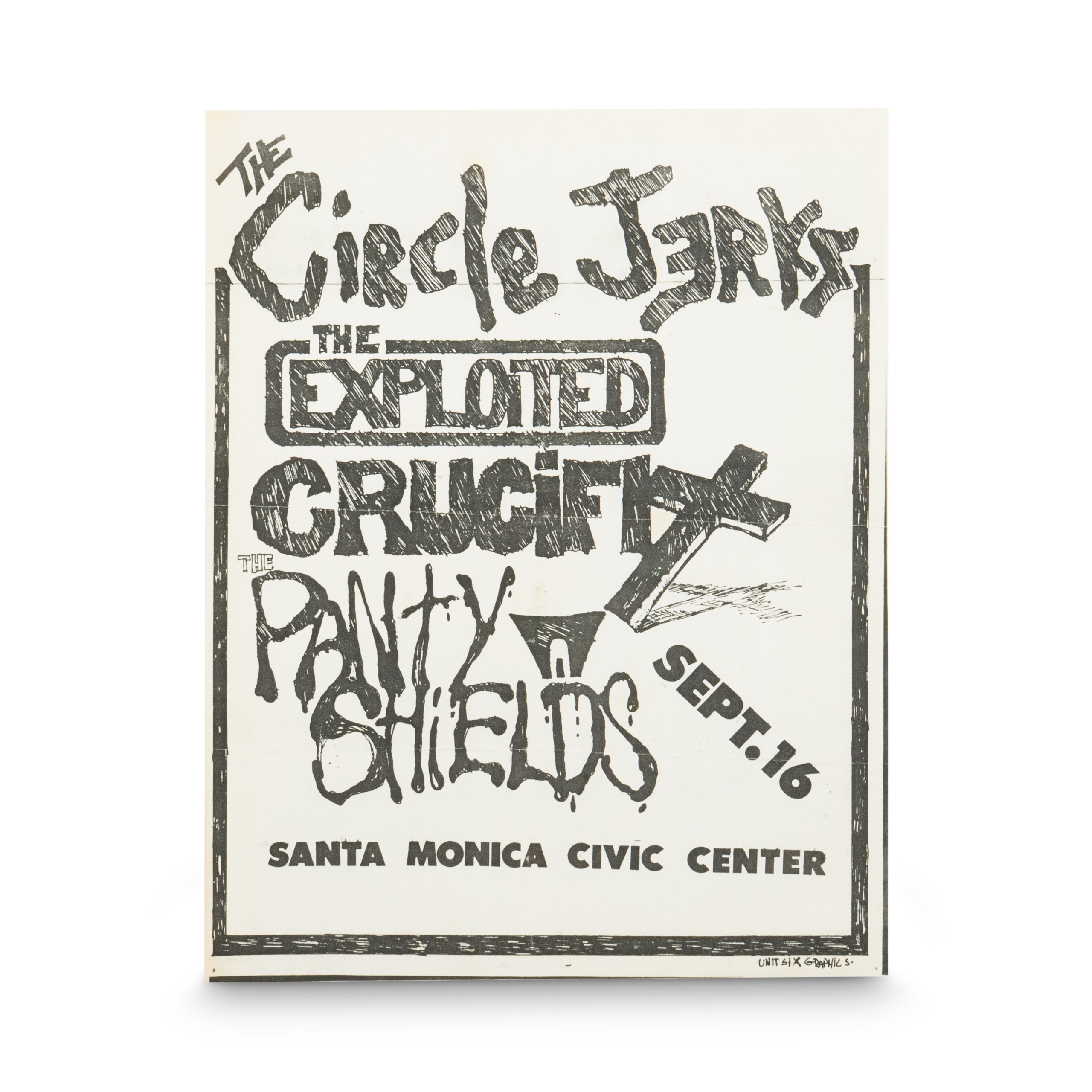 Circle Jerks -- 1982 [Handbill]