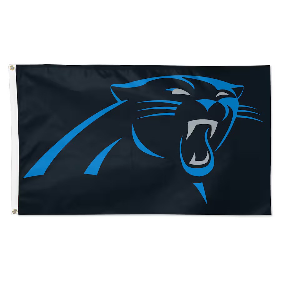 Carolina Panthers Black Flag 3x5'