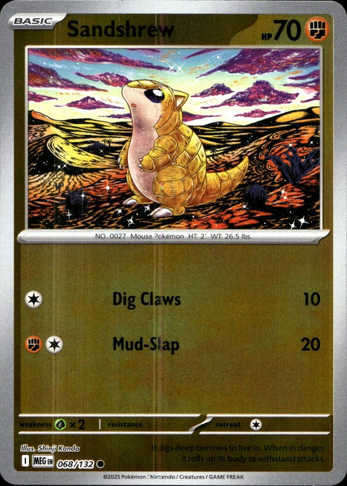 Sandshrew - ME01 68/132