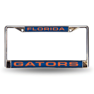 Florida Gators Laser Chrome License Plate Frame