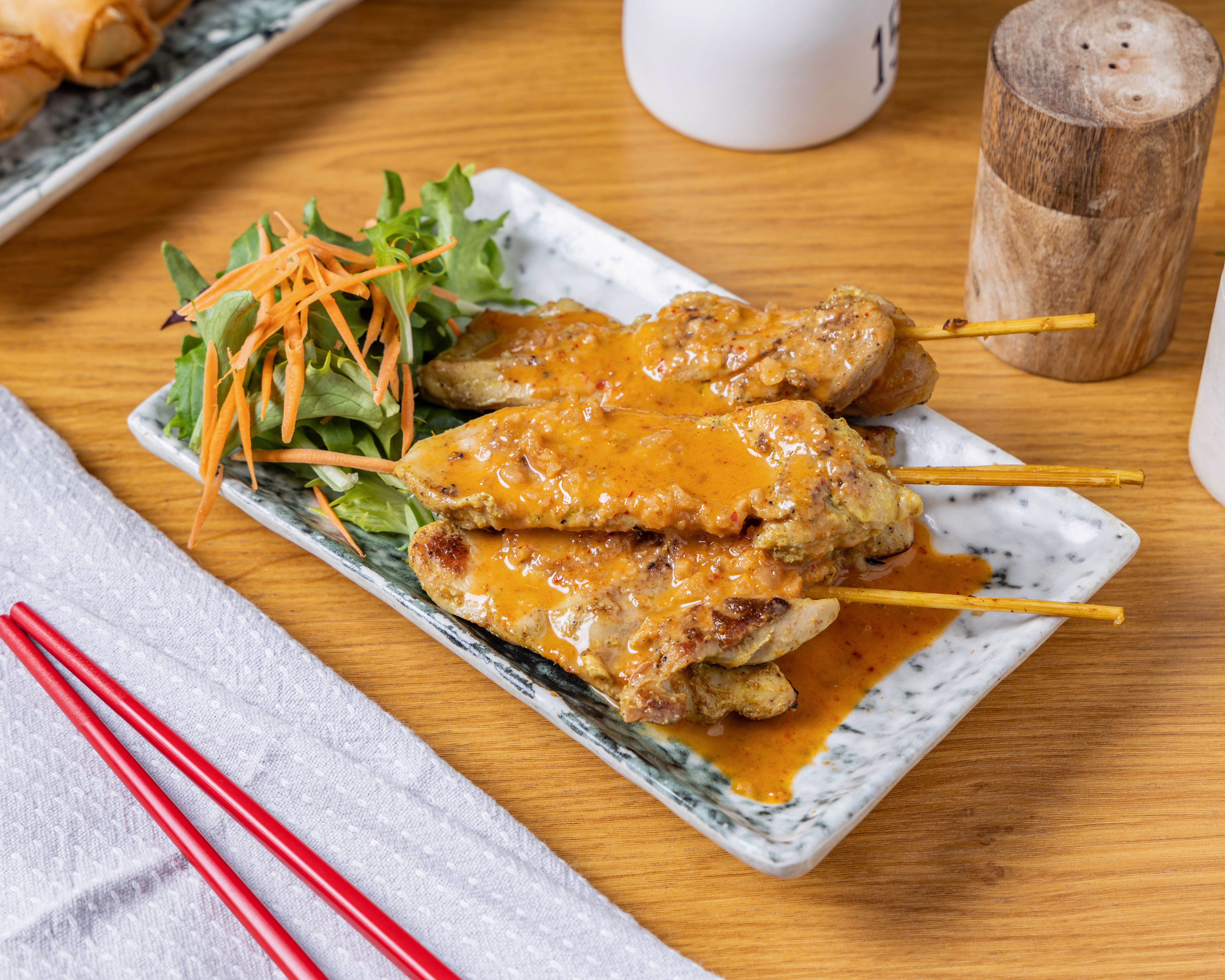 Chicken satay (4 pcs)