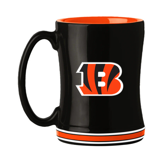 Cincinnati Bengals Sculpted Coffee Mug 14oz
