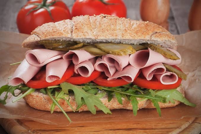 Beef Bologna (Sandwich)