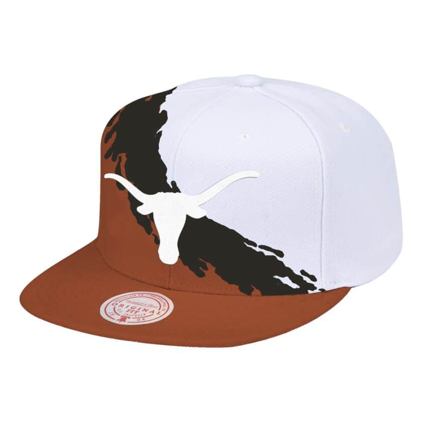 Texas Longhorns Paintbrush Mitchell and Ness Snapback Hat