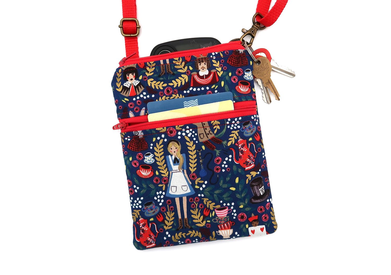Small Crossbody Bag – Wonderland Navy, photo 2 of 4