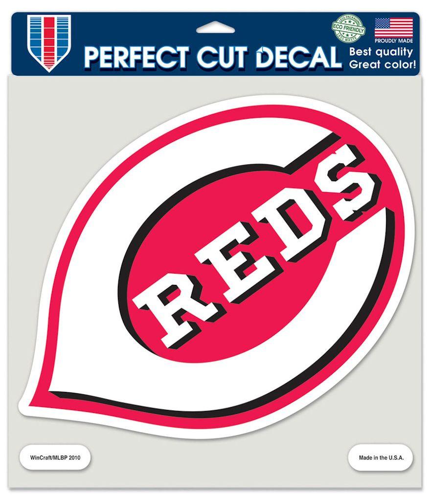 Cincinnati Reds Perfect Cut Decal 8x8"