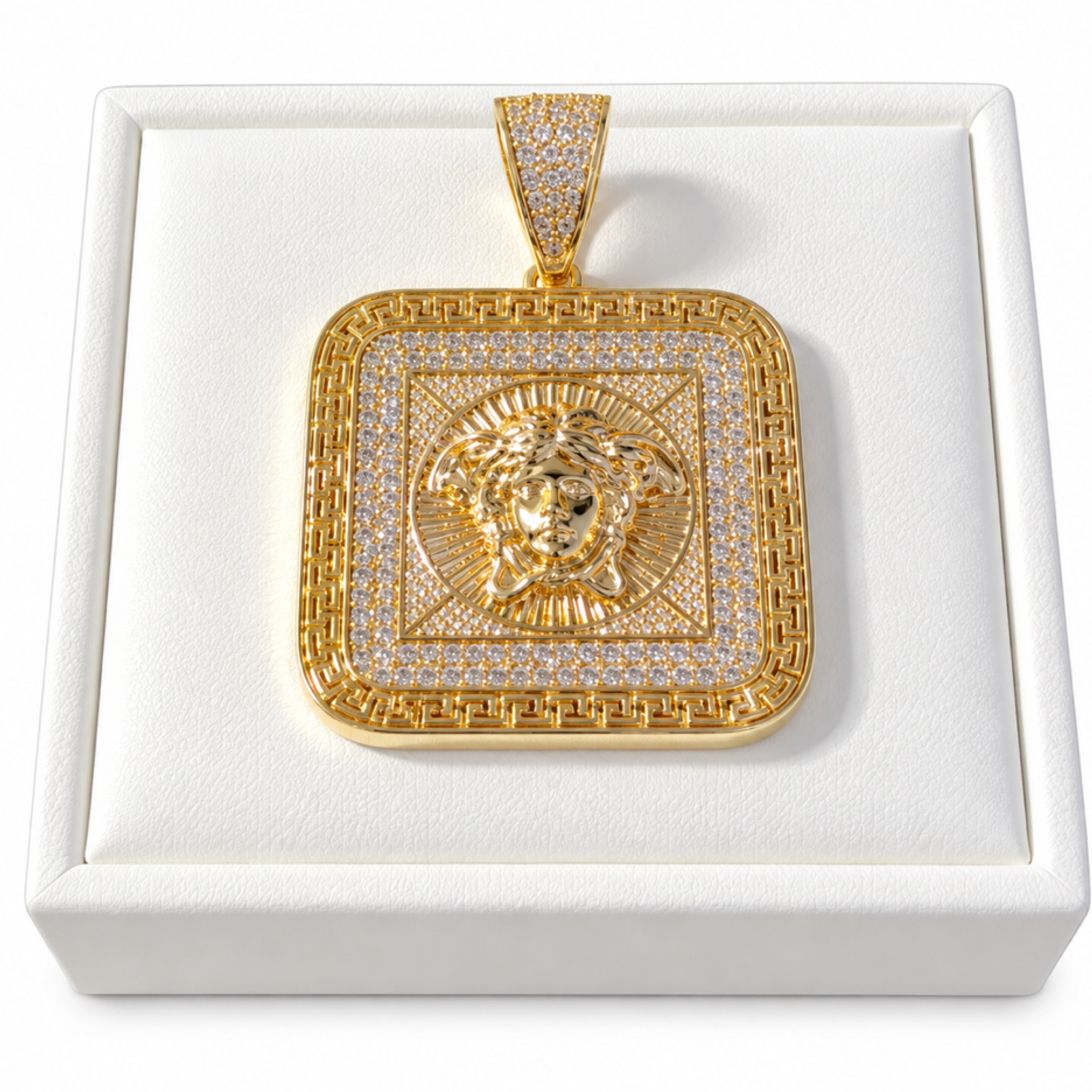 Medusa Square Pendant 