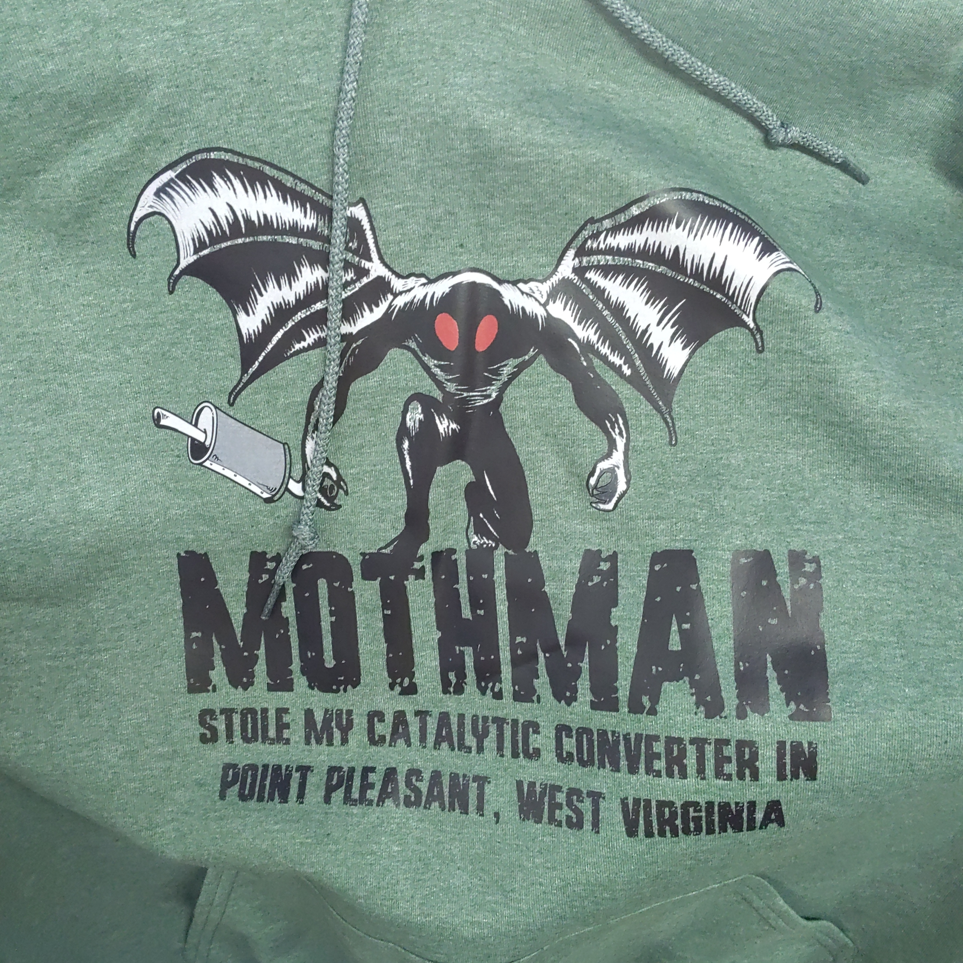 Stole My Catalytic Converter Hoodie Green