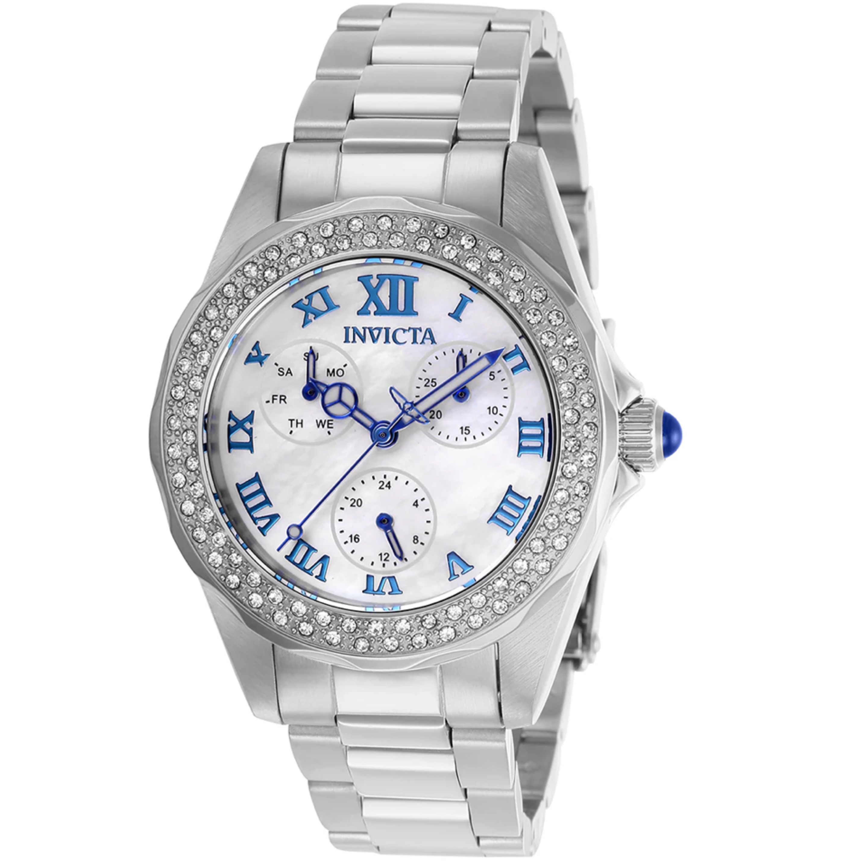 Invicta Angel Crystal W/Mother of Pearl Watch