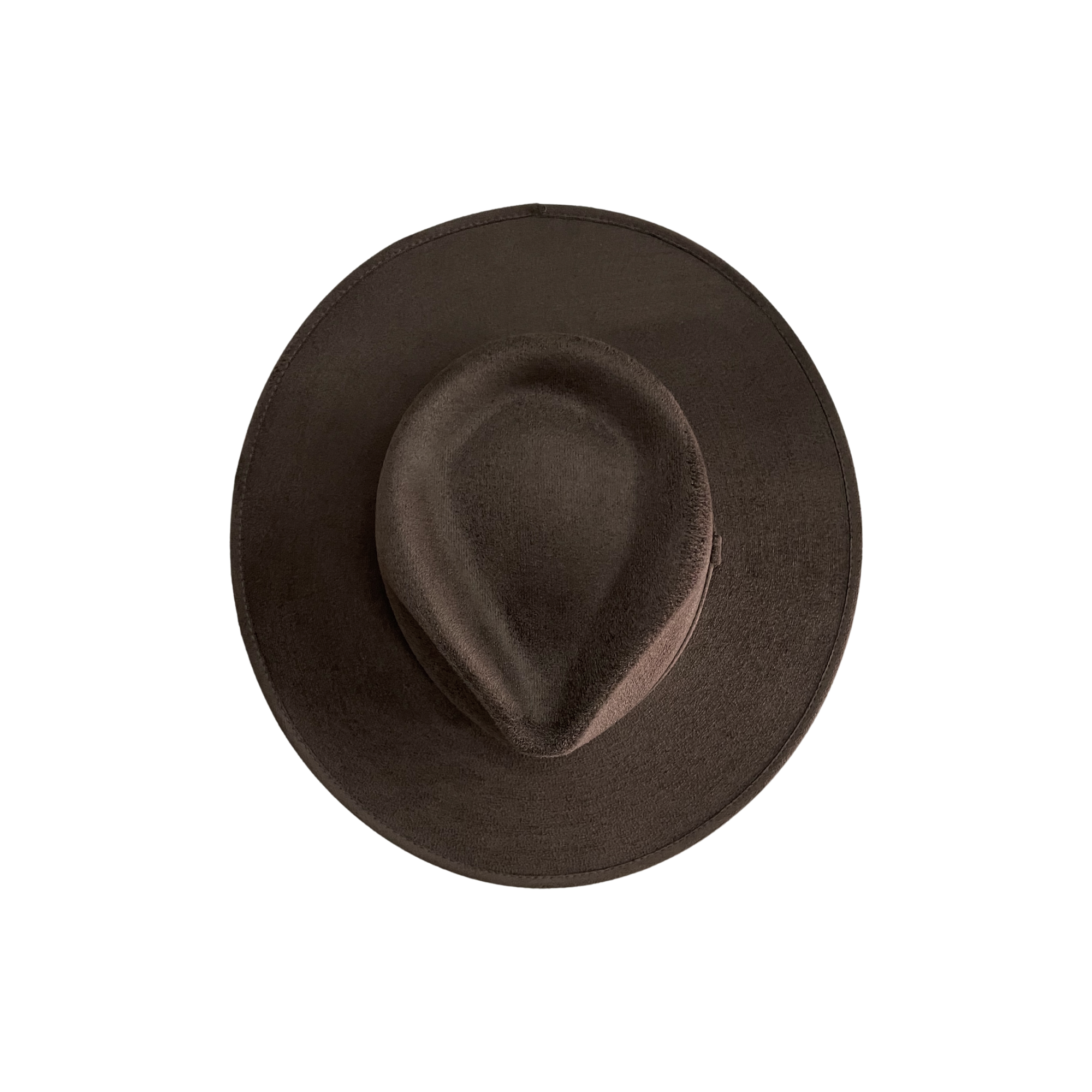 Vegan Suede Tear Drop Hat