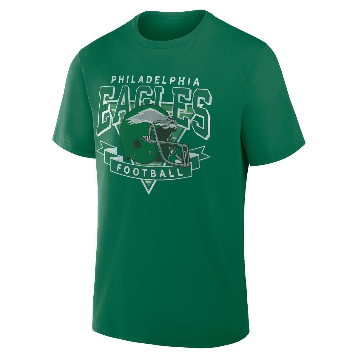 Philadelphia Eagles Kelly Green Old Fashioned Rushing Shirt