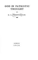 Cover of God in Patristic Thought
