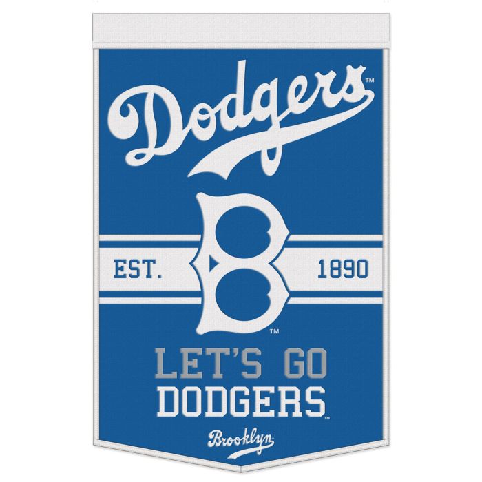 Brooklyn Dodgers Wool Dynasty Banner 24x38"