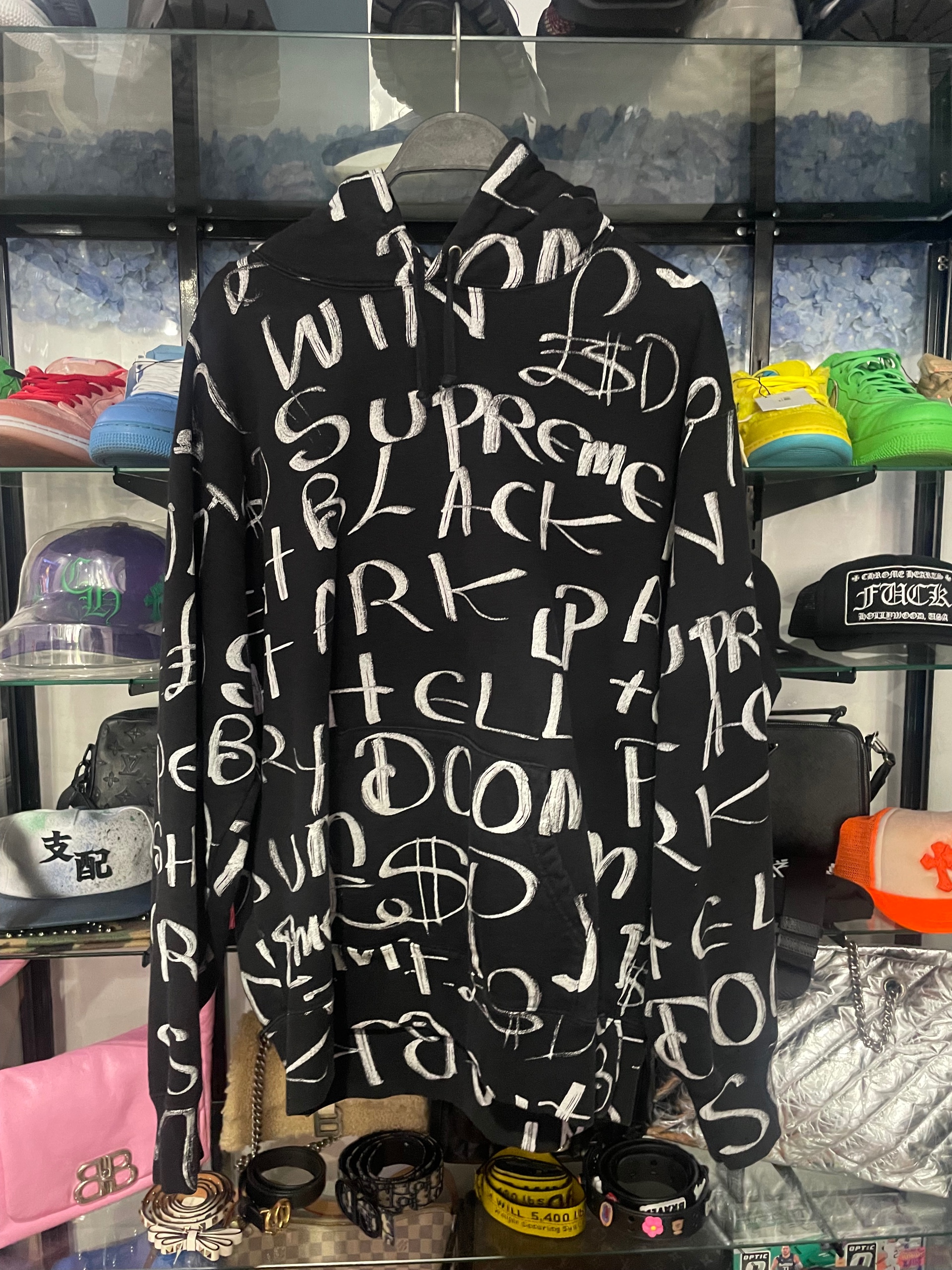 Supreme black ark hoodie size M (used)