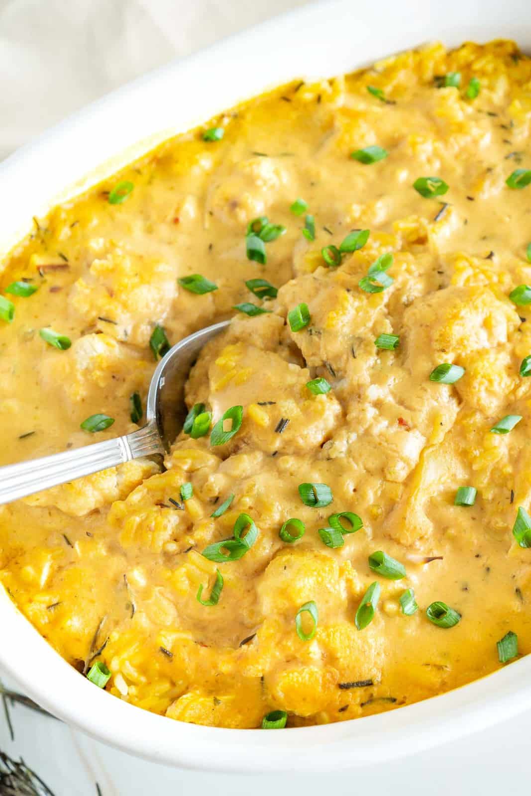 Cauliflower Rice and Cashew "Cheese"