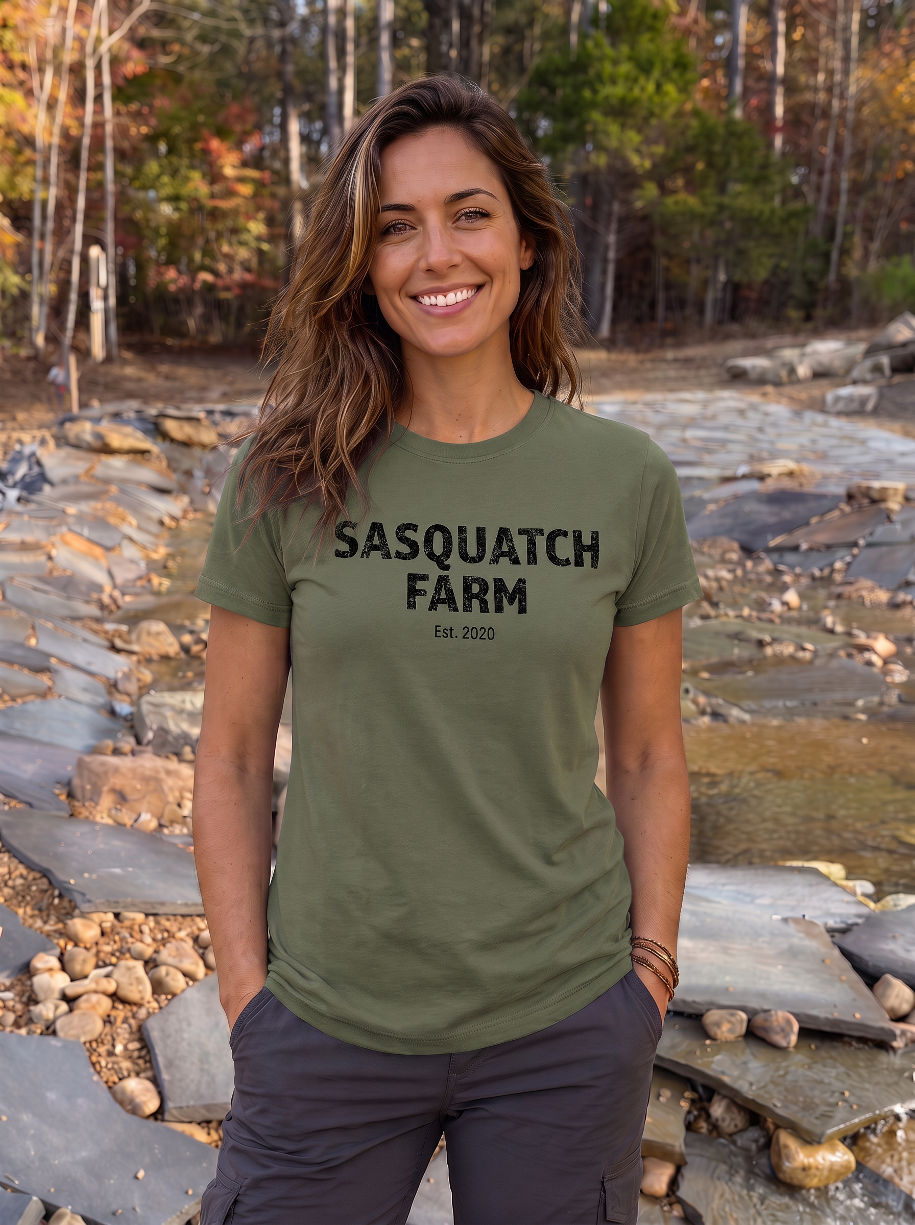 Army Green T-Shirt, Sasquatch Farm apparel